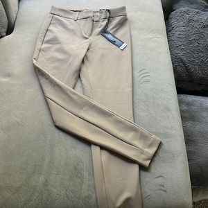 Express Taupe Skinny Mid-Rise work pant